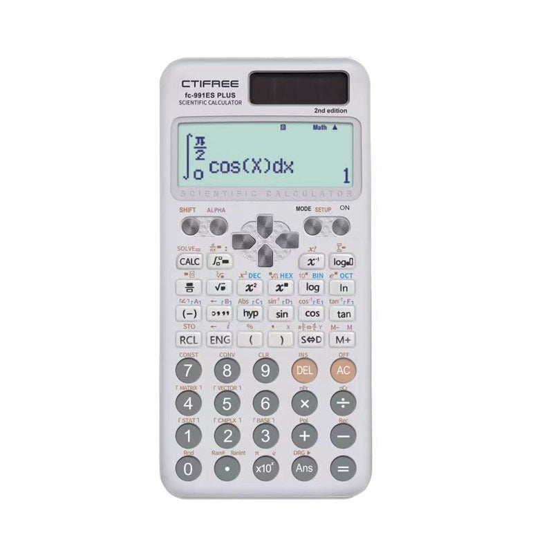 آلة حاسبة علمية Fx991Esplus الجيل الثاني للطلاب بشعار ملون - Image 1